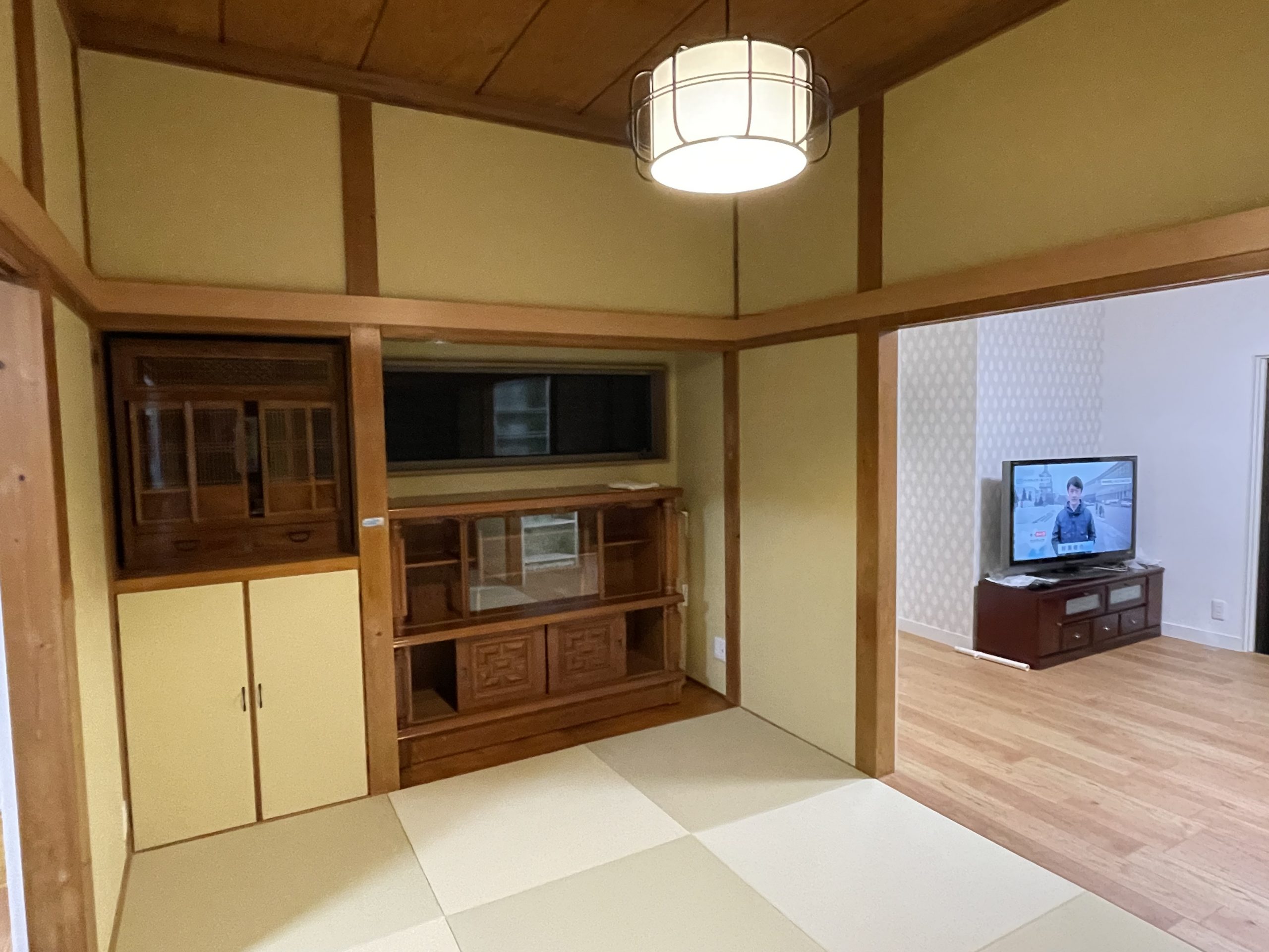 居間だった和室を全体でLDKに仕上げた事例