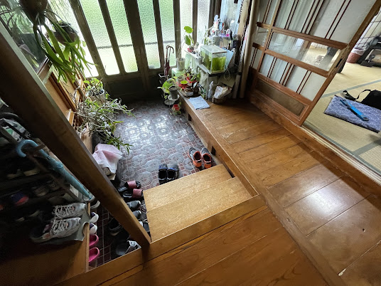 リフォーム前の玄関