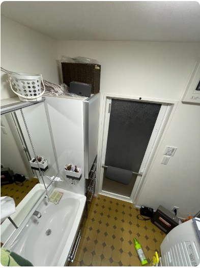 トレイ・水回りを広くした施工事例