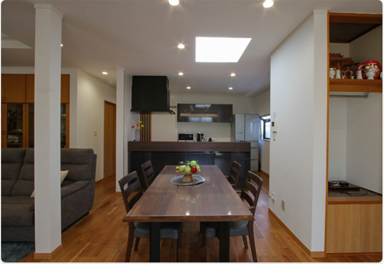 古い家の間取りを変更し開放的にしたリノベーション事例