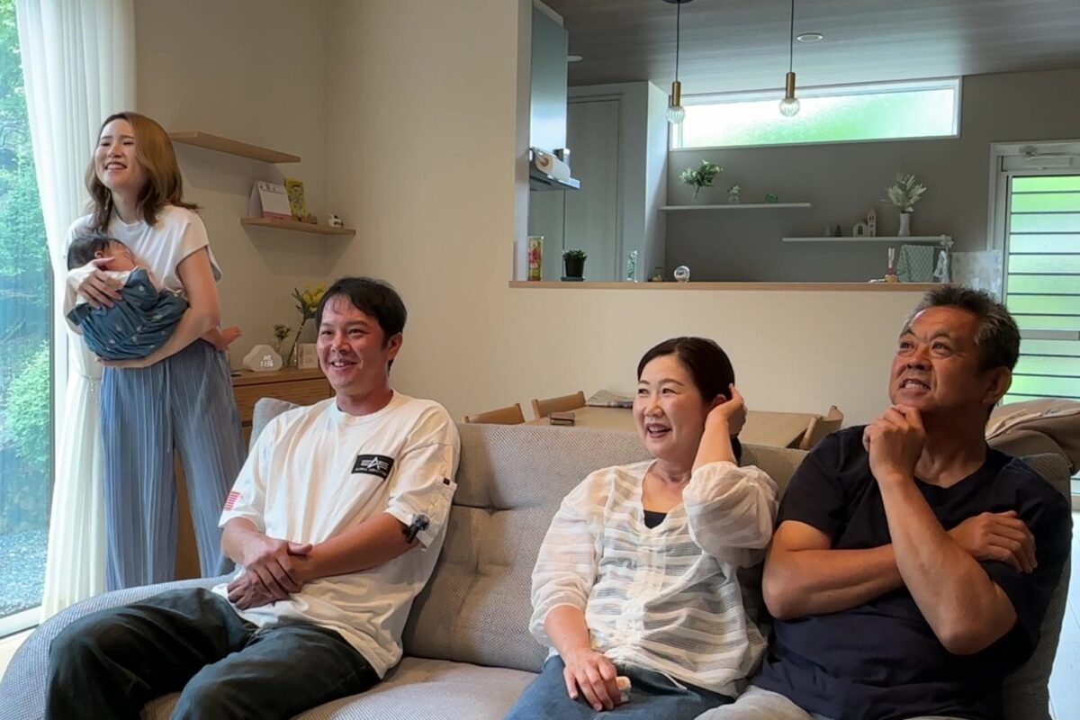 リフォーム完成後の感想を語る娘婿様