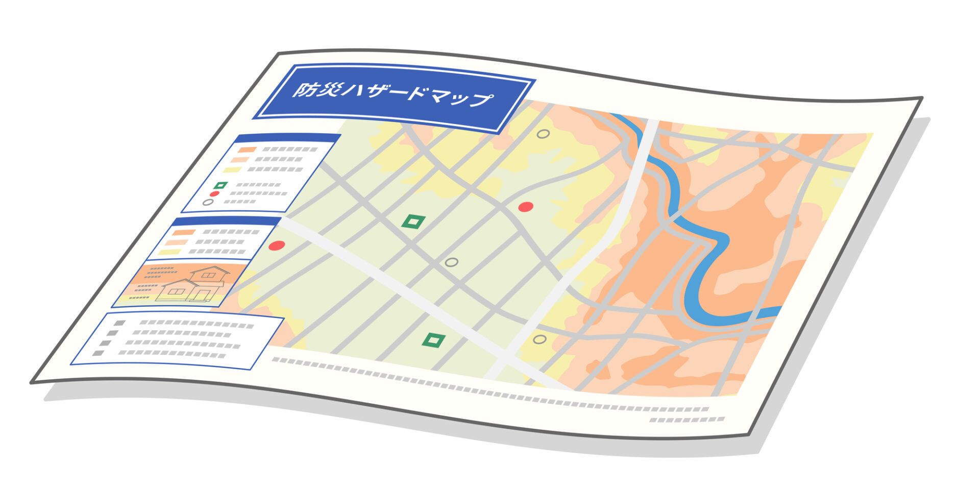 ハザードマップ イメージ図